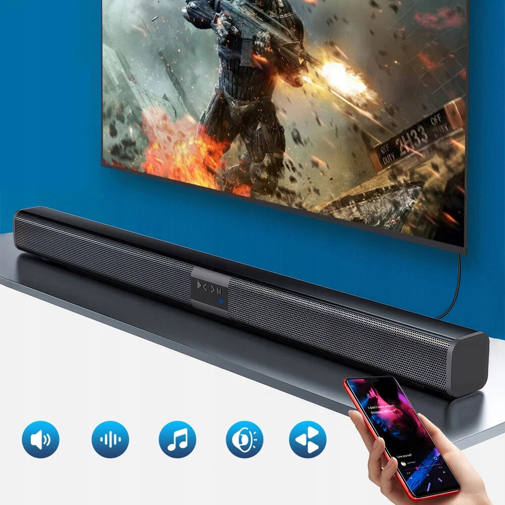 POWERFUL BLUETOOTH SOUNDBAR USB SPEAKER TV Bluetooth AUX SET