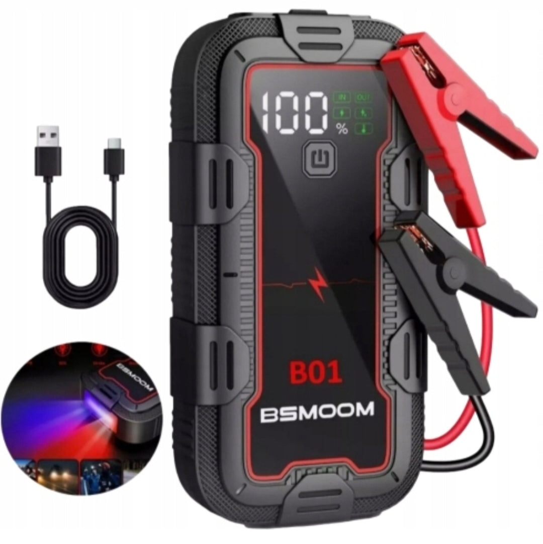 POWERFUL BSMOOM B01 Jump Starter Booster Starter Powerbank 12V 12800mAh Manufacturer code BSMOOM B01