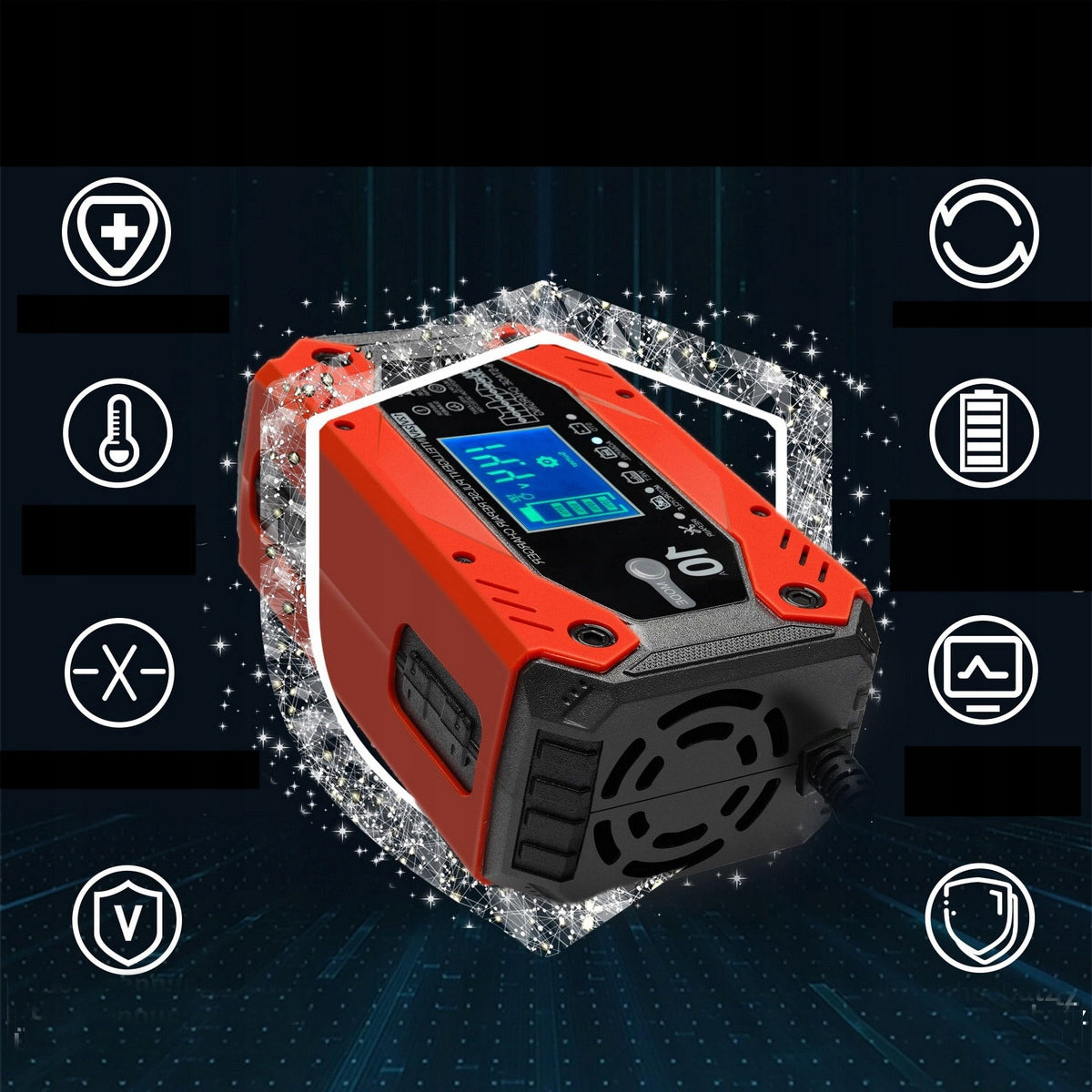 POWERFUL CAR RECTIFIER AUTOMATIC BATTERY REPAIR 24/12V 5/10A Brand no brand