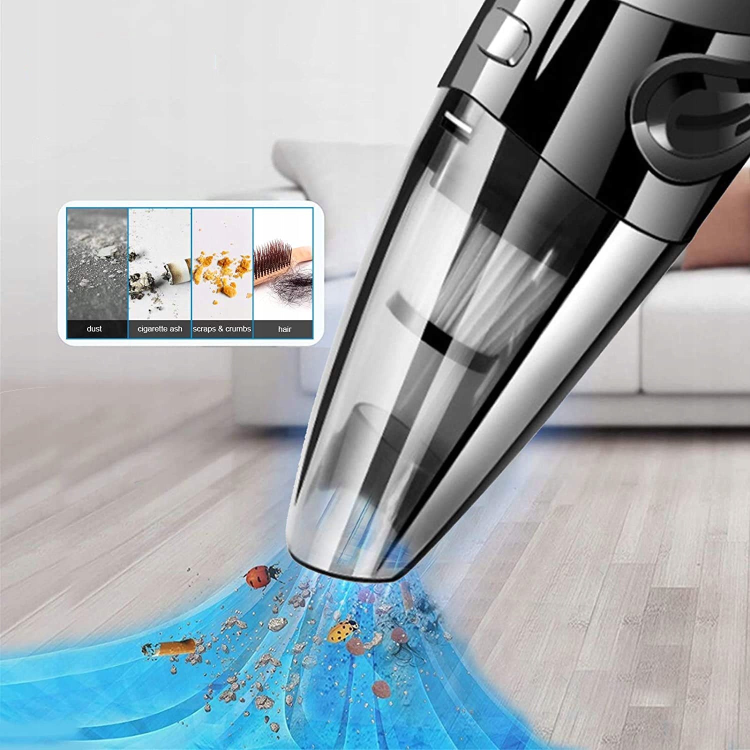 POWERFUL CAR VACUUM CLEANER WIRELESS 120W BAGLESS 6000pa Brand no brand
