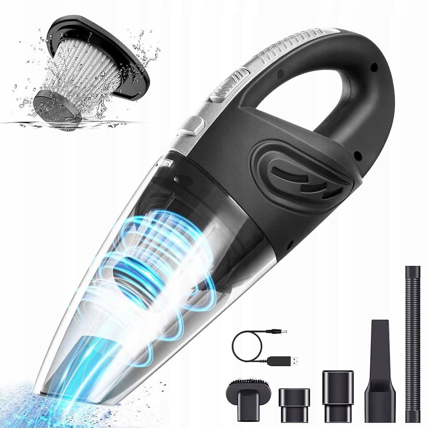 POWERFUL CAR VACUUM CLEANER WIRELESS 120W BAGLESS 6000pa