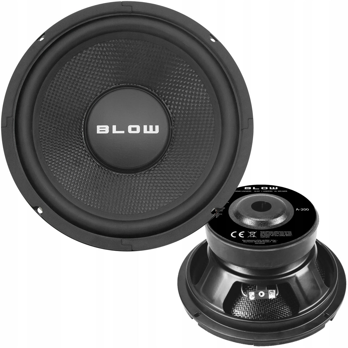 POWERFUL CAR WOOFER 300W 4Ohm WOOFER 8" BASS 200mm
