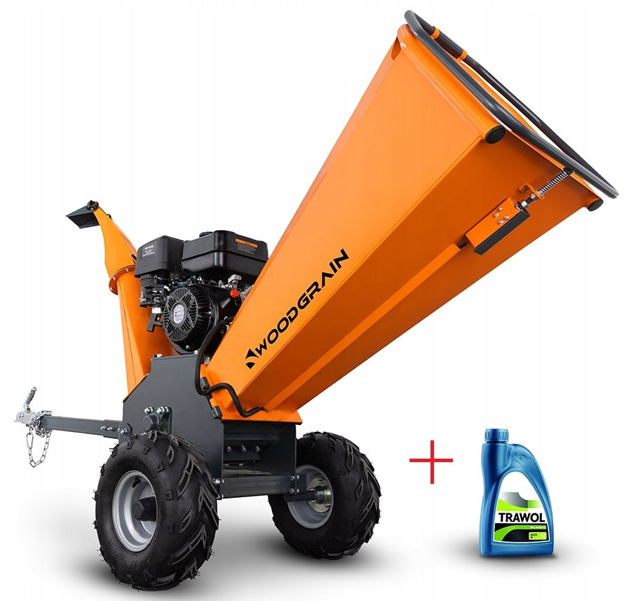 POWERFUL CHIPPER COMBUSTION SHREDDER FOR BRANCHES 15KM R1500R WOODGRAIN + OIL