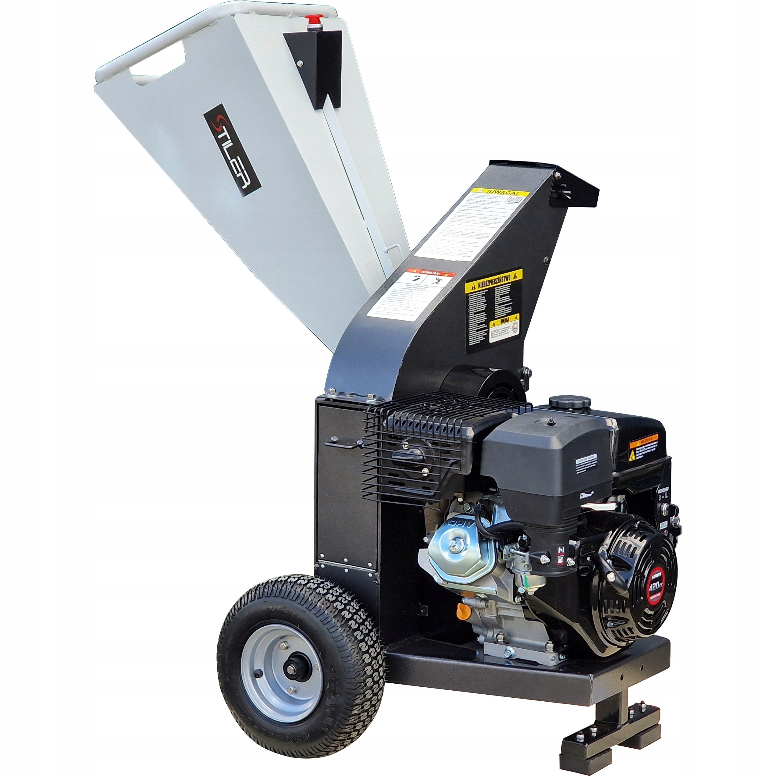POWERFUL CHIPPER COMBUSTION SHREDDER FOR BRANCHES STILER LONCIN 15KM DISC Manufacturer code STILER HT-SC15