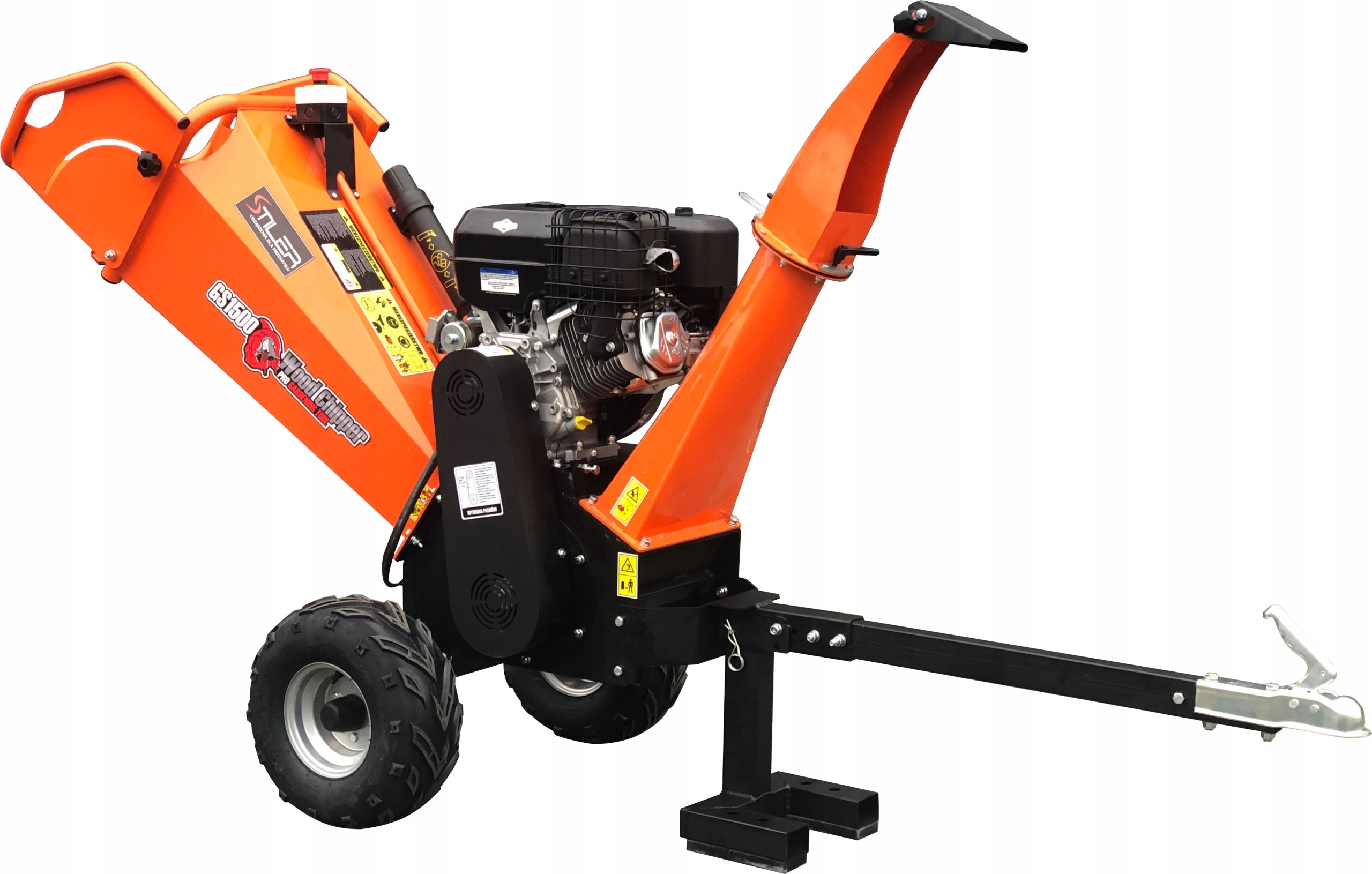 POWERFUL CHIPPER SHREDDER FOR BRANCHES STILER ENGINE B&S 13,5KM STARTER W24H Manufacturer code gs1500