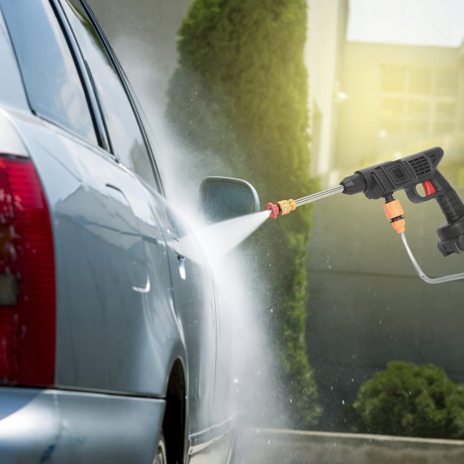 POWERFUL CORDLESS PRESSURE WASHER 200BAR 88VF + 2X AKU Maximum power 0 W