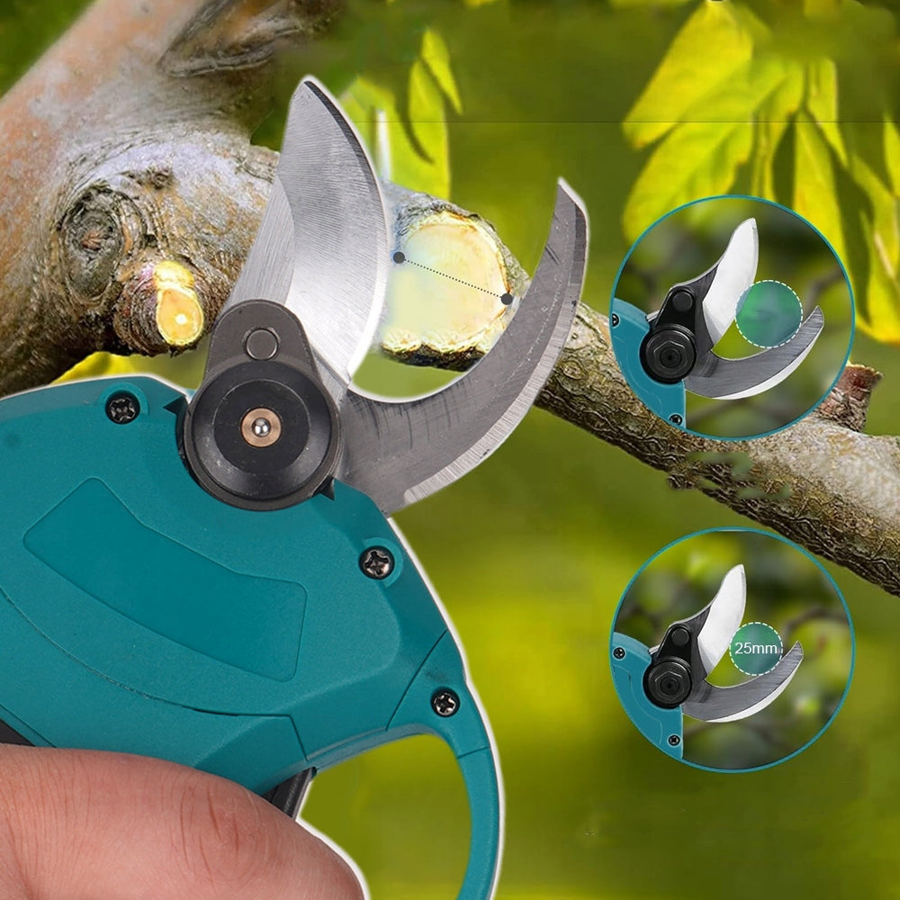 POWERFUL CORDLESS PRUNING SHEAR FOR GARDEN ELECTRIC BRANCH 120W +2AKU Brand Bavaria