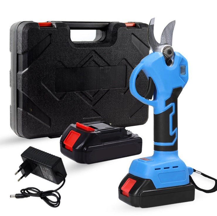 POWERFUL CORDLESS PRUNING SHEAR FOR GARDEN ELECTRIC BRANCHES + 2X BATTERY