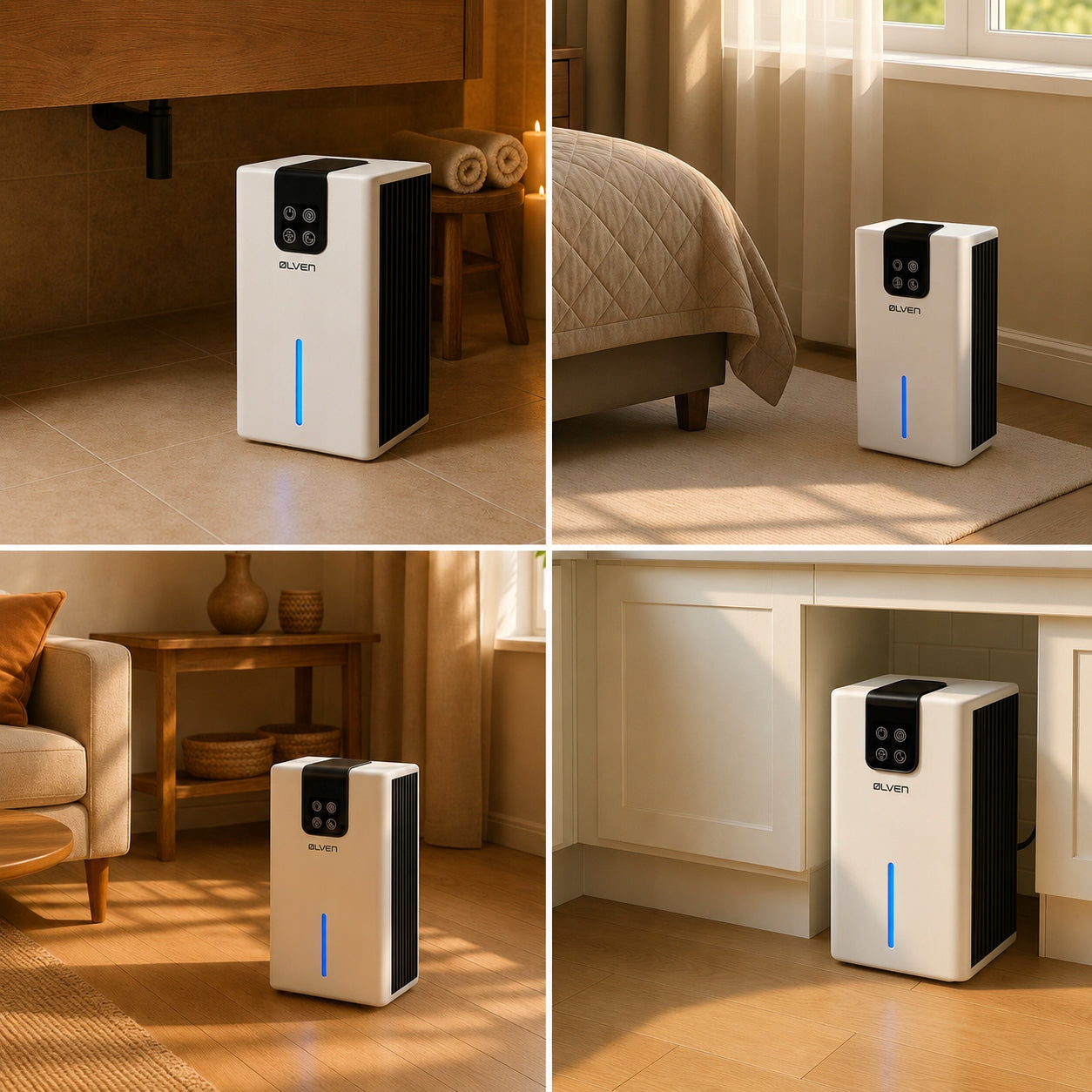 POWERFUL DEHUMIDIFIER 0,7l/24h MOISTURE ABSORBER 70W 2L Ølven Manufacturer code OSUSZACZ POWIETRZA 0,7l/24h POCHŁANIACZ