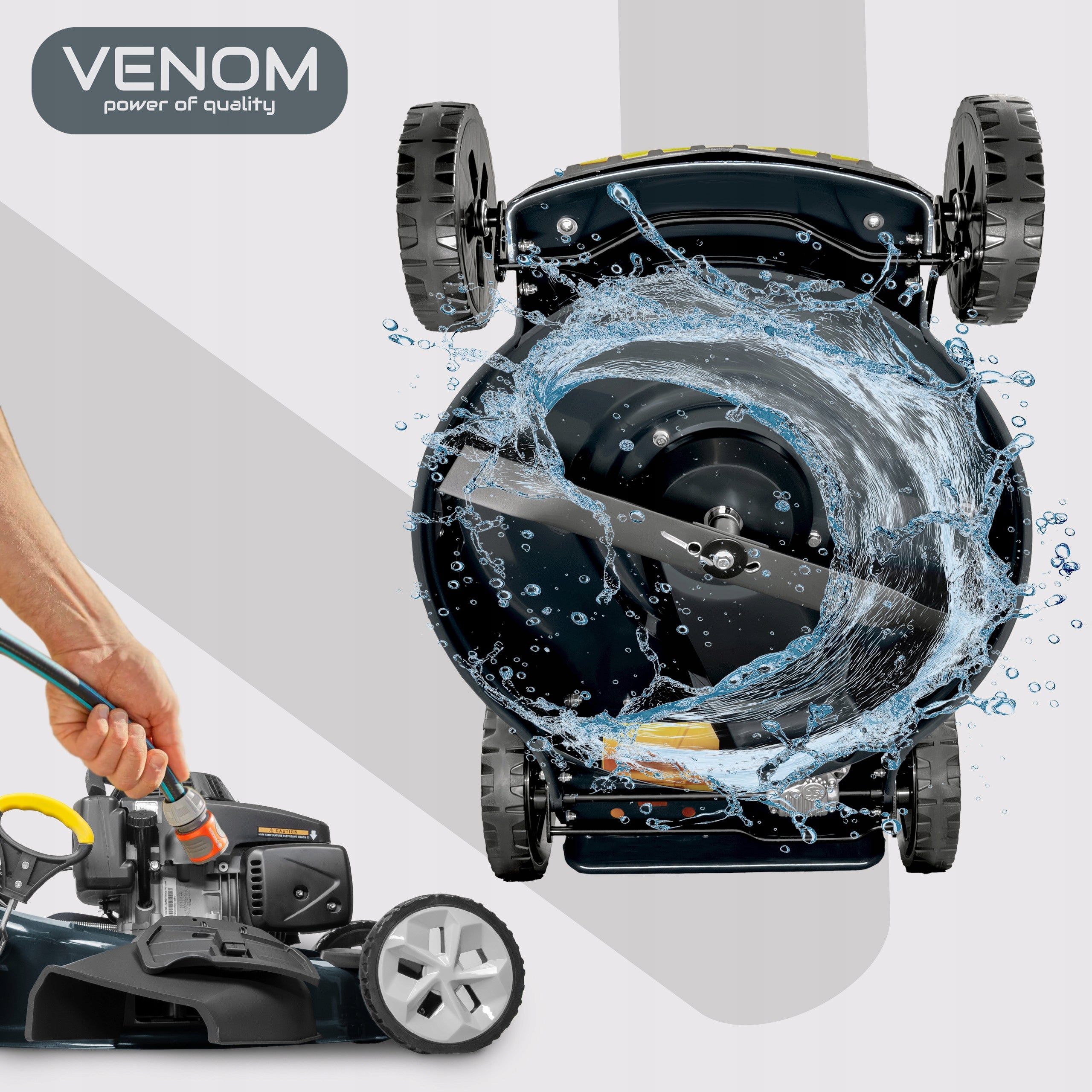 POWERFUL DIESEL MOWER VENOM 9in1 DRIVE MOTOR LONCIN 224cc LARGE 56cm Oil Basket capacity 60 l