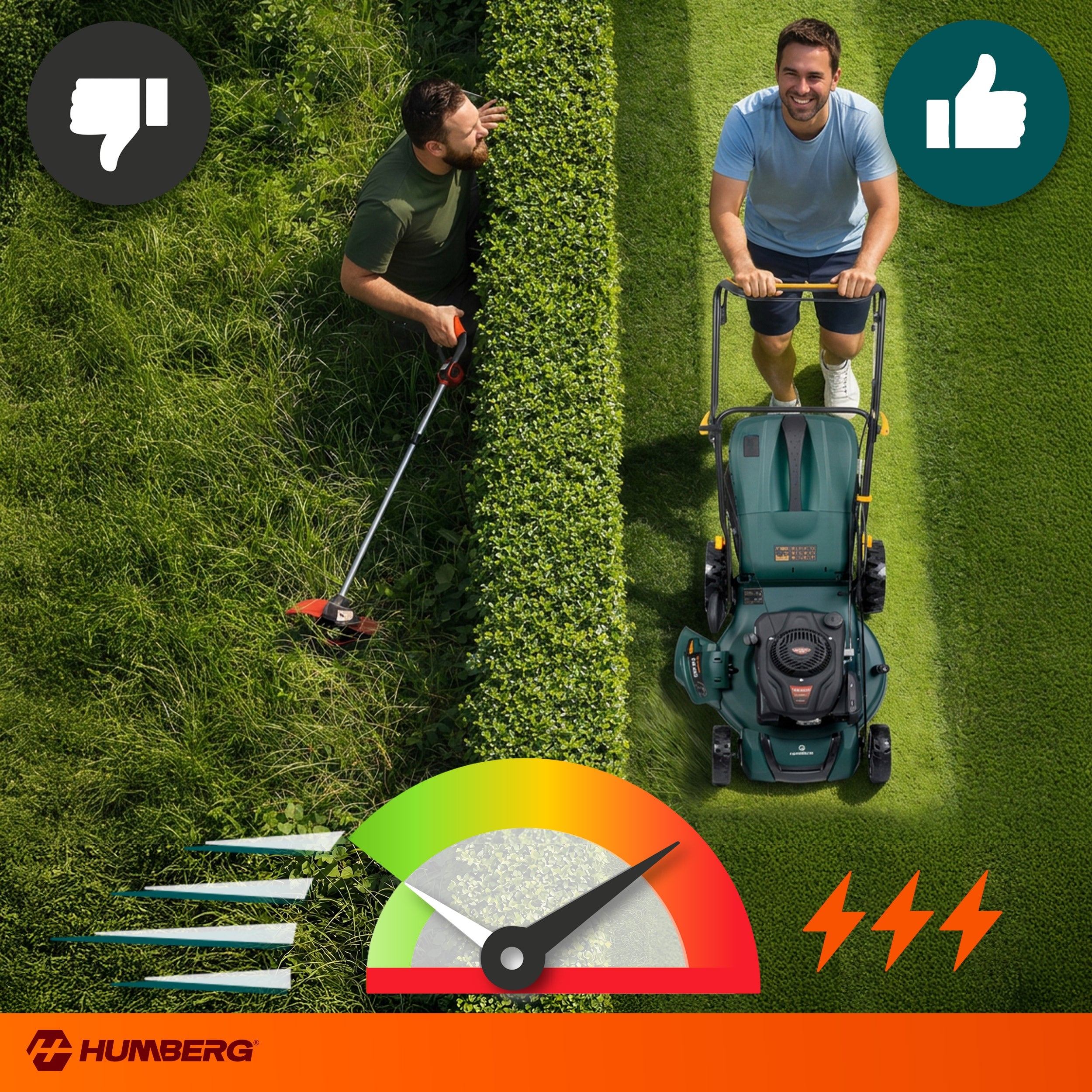POWERFUL DIESEL MOWER WITH DRIVE 51cm 70l LONCIN 196cc MODEL 2026 + OIL Packaging status original