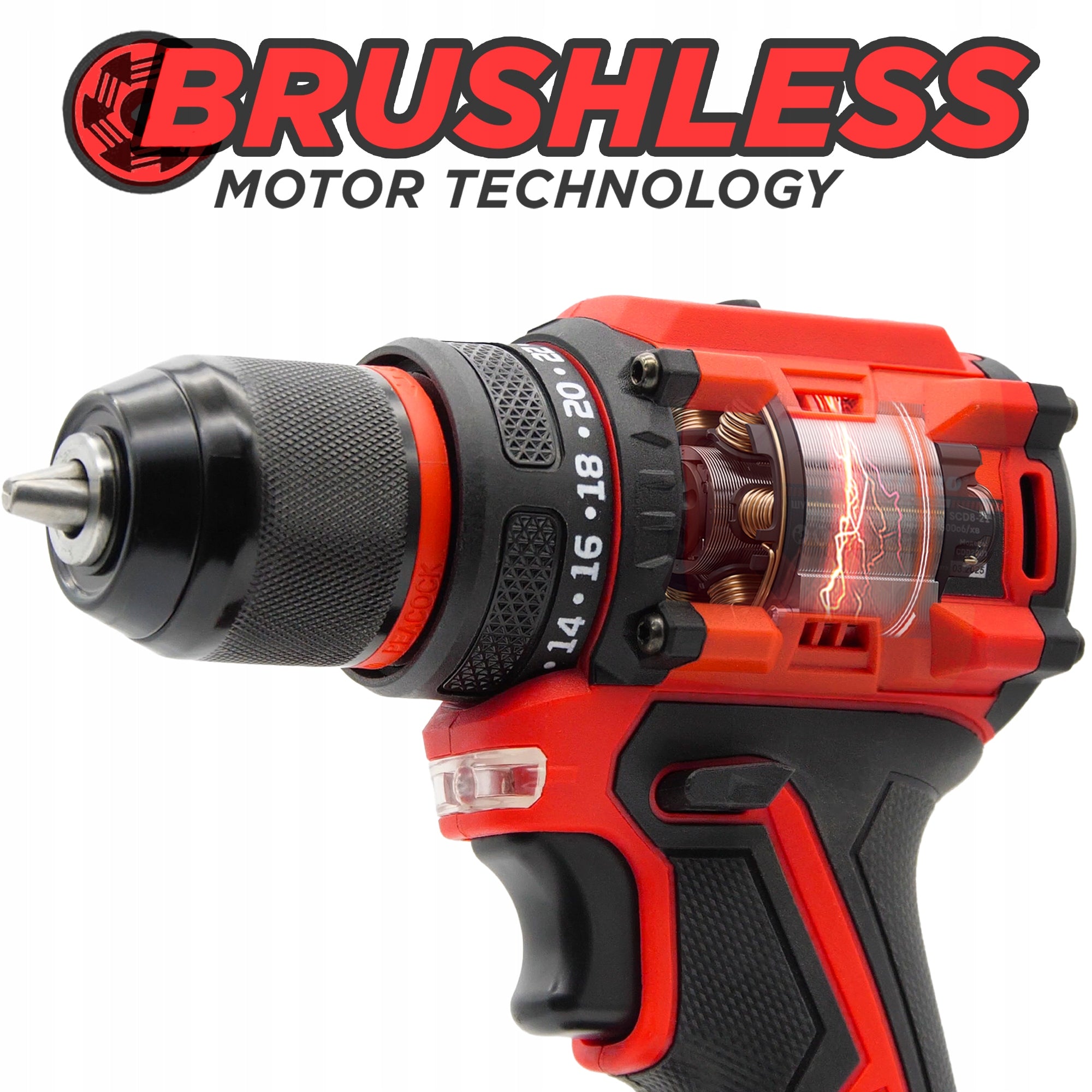 POWERFUL DRILL CORDLESS SCREWDRIVER 2X AKU 20V 45Nm SUITCASE Packaging status original