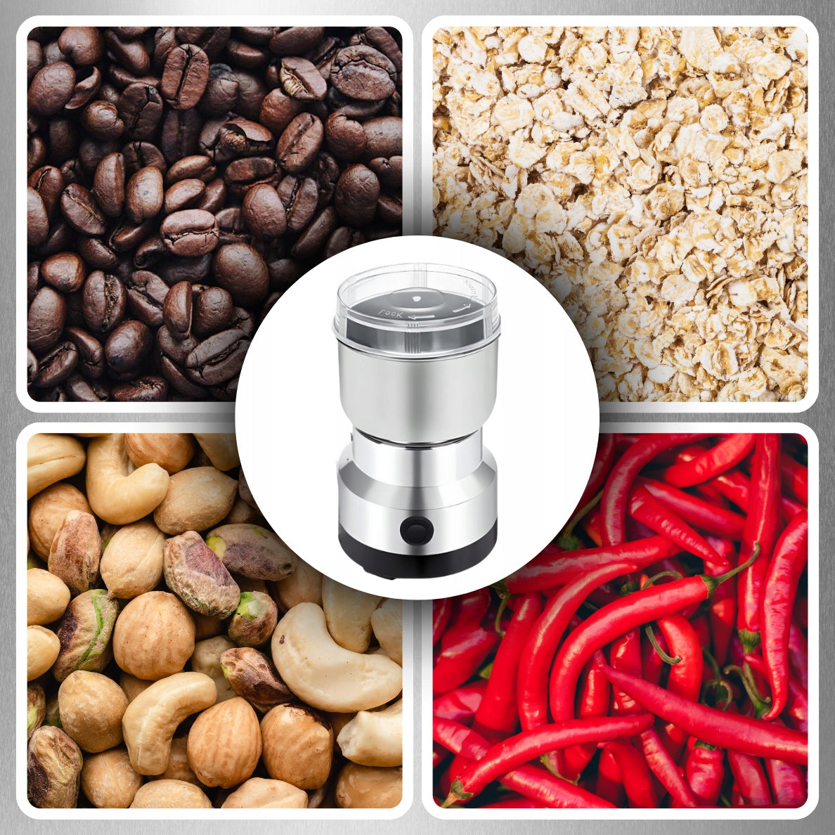 POWERFUL ELECTRIC GRINDER FOR GRINDING COFFEE NUTS SPICES GRINDER Brand no brand