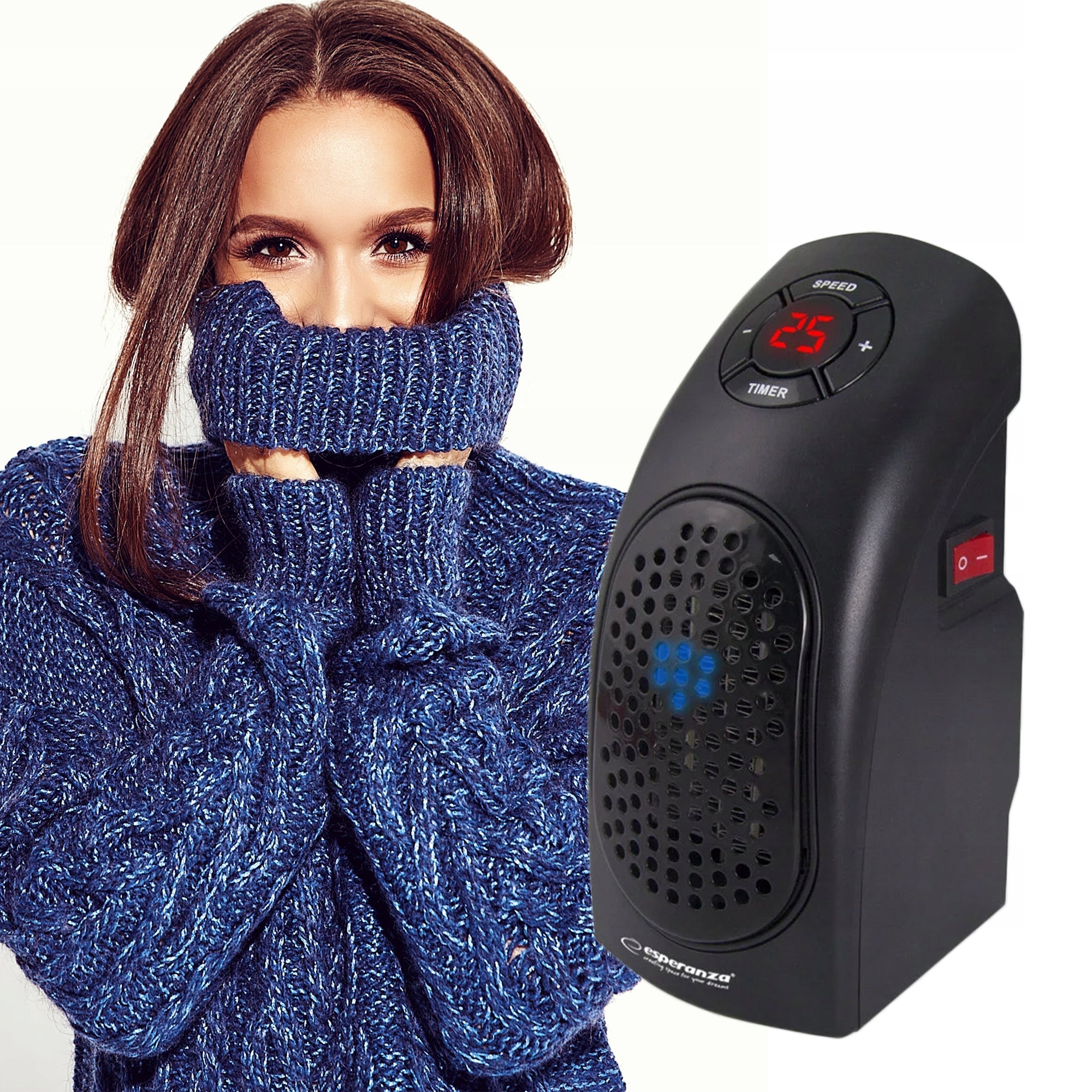 POWERFUL ELECTRIC RADIATOR FARELKA FAN HEATER