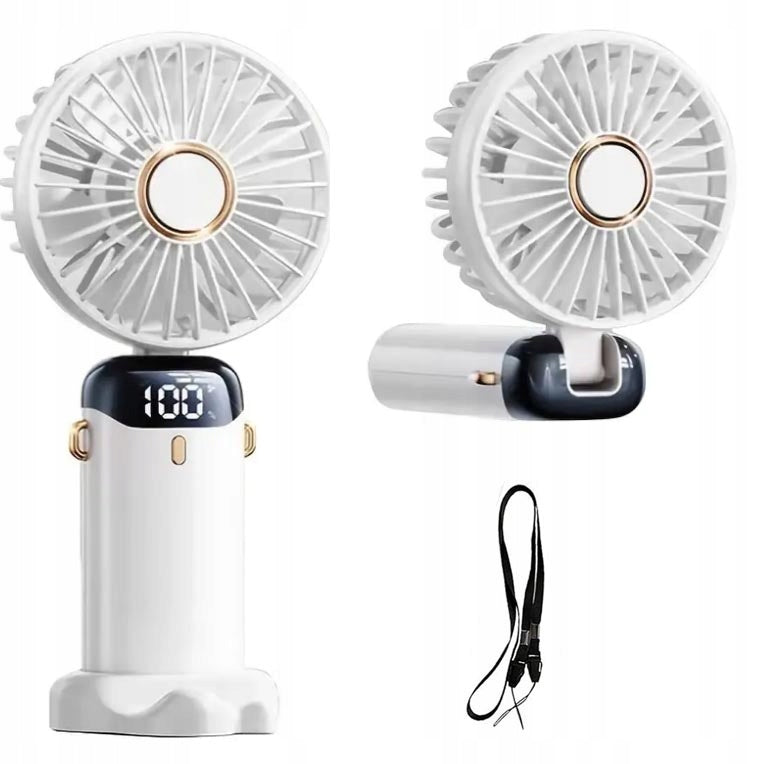 POWERFUL FAN DESK FAN STANDING HANDHELD HOME USB FOR ACCUMULATOR