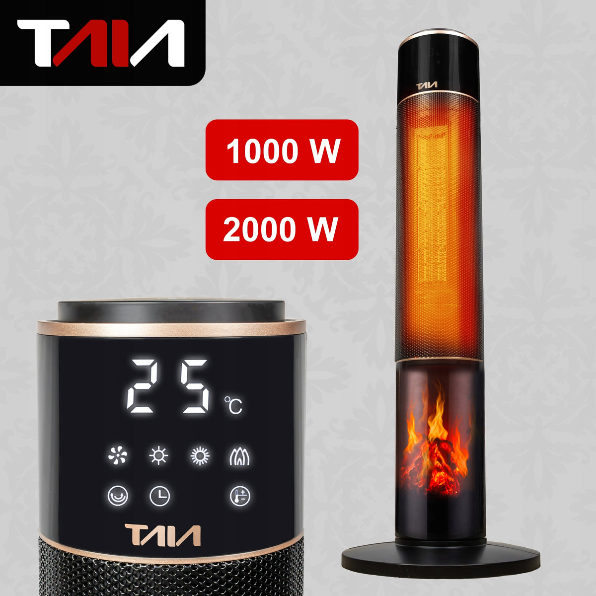 POWERFUL FAN HEATER COLUMN HEATER TAIA 2000W CERAMIC ECONOMICAL Brand no brand