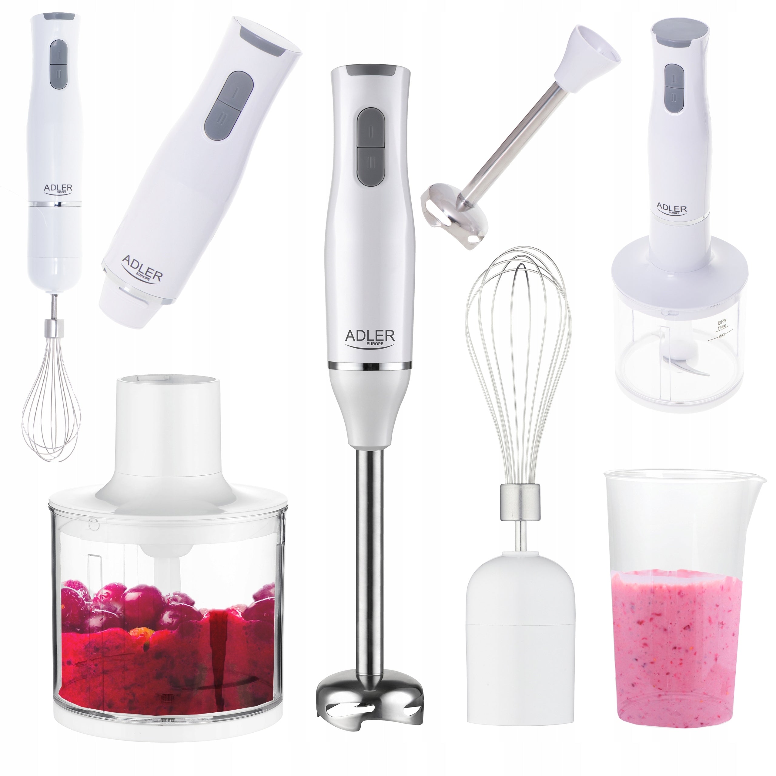 POWERFUL HAND BLENDER Adler AD4620 800 W white