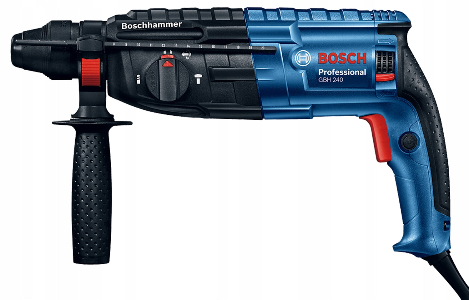 POWERFUL Hammer Drill SDS Plus 2.7 J Suitcase BOSCH GBH 240 Packaging status original