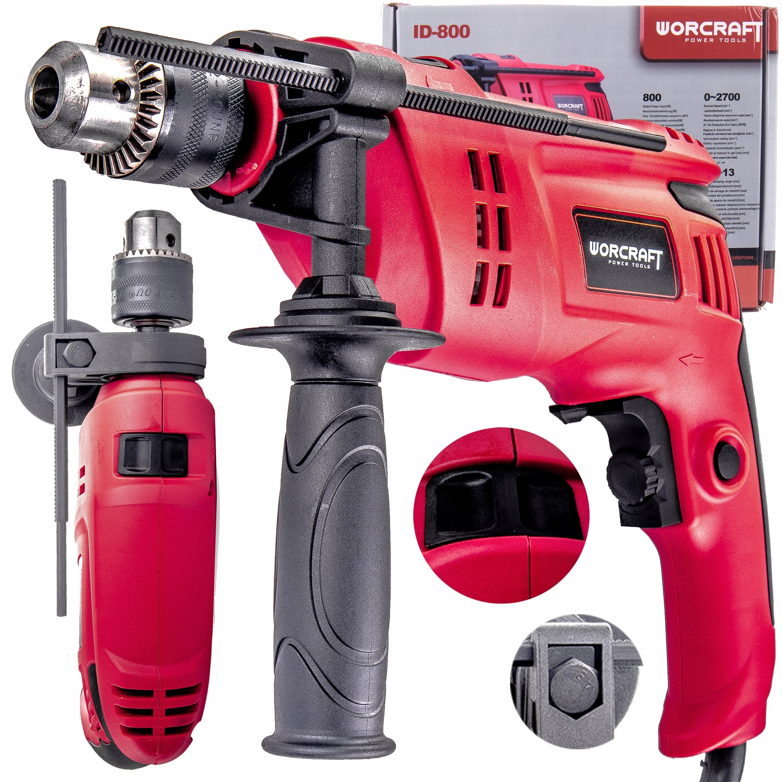 POWERFUL IMPACT DRILL ELECTRIC SPEED CONTROL 800W GIFT FOR DAD