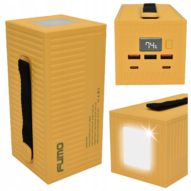 POWERFUL LARGE POWER BANK POWERBANK FUMO 50000MAH 4x USB USB-C PD QC