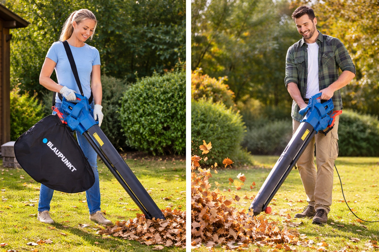 POWERFUL LEAF VACUUM CLEANER 3IN1 3500W BV4010 BLOWER SHREDDER 270KMH Output 13.2 m3/min