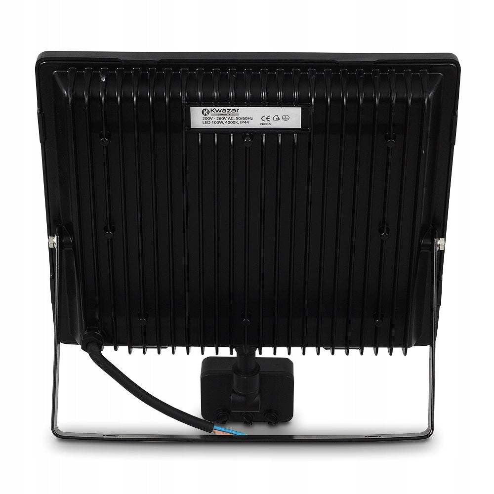 POWERFUL LED FLOODLIGHT HALOGEN LAMP WITH MOTION SENSOR 100W Color black