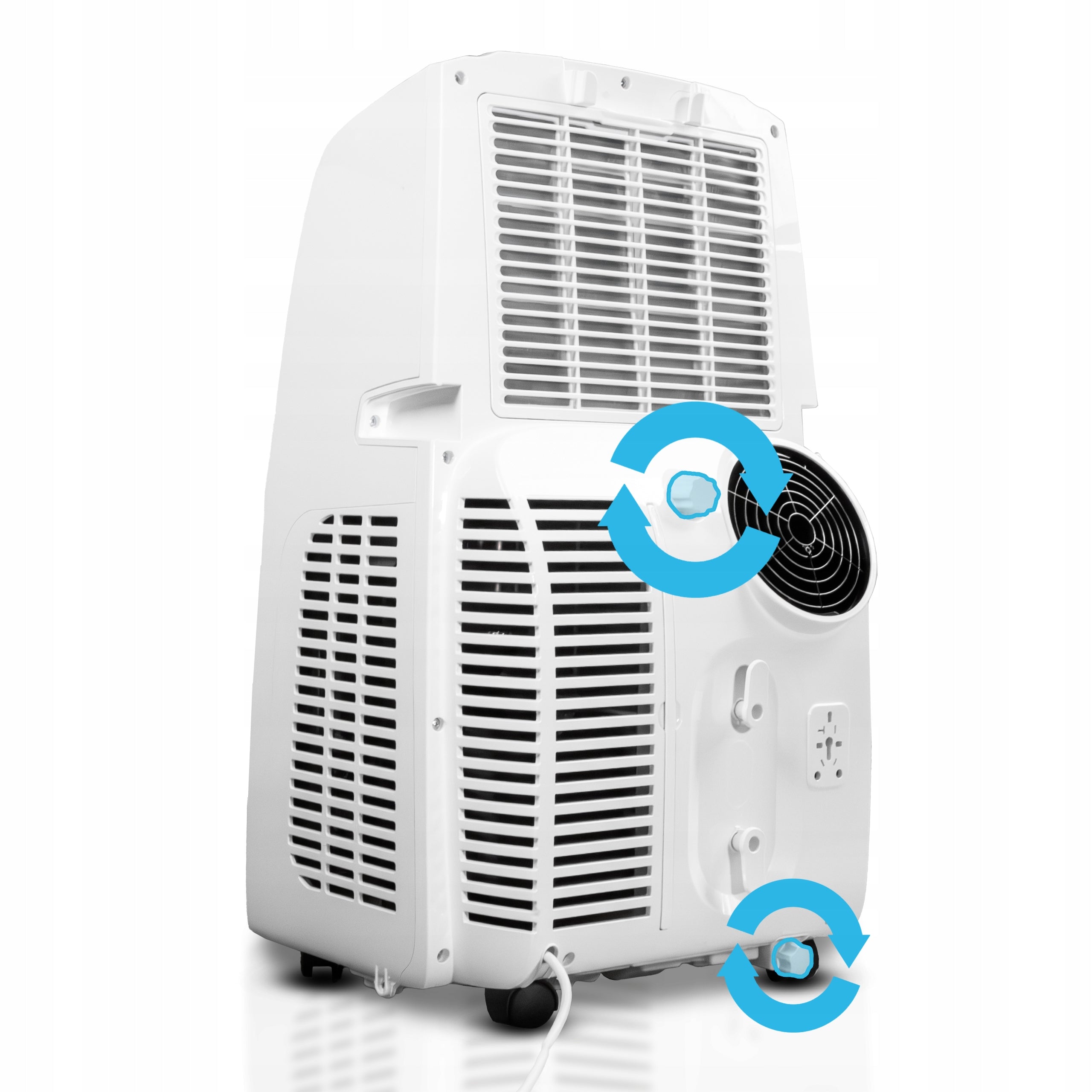 POWERFUL PORTABLE AIR CONDITIONER WIFI 3,52 kW DEHUMIDIFIER 58 l/h 9IN1 +SEAL Energy class - cooling A