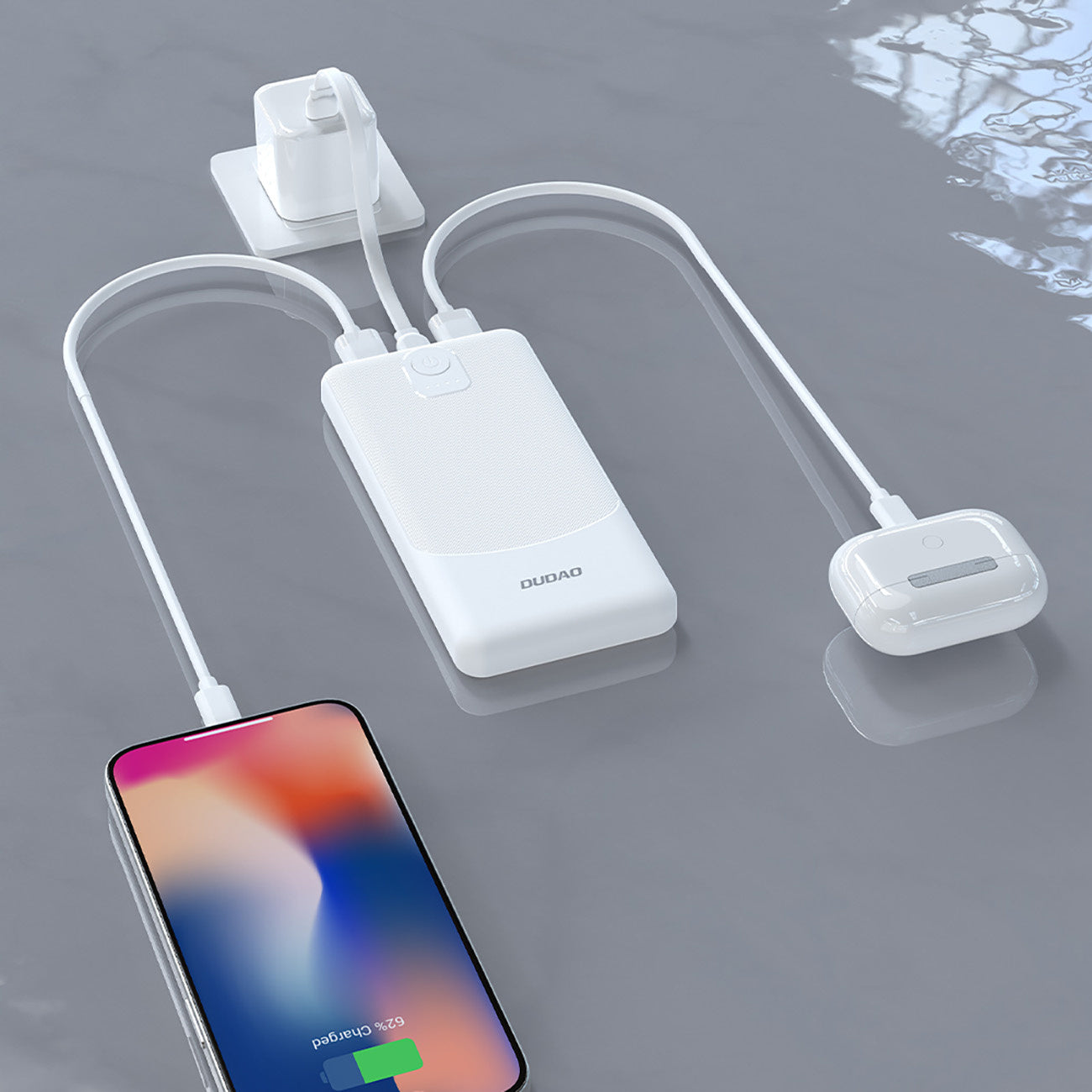 POWERFUL POWERBANK 20000 mAh USB-C 2x USB-A UNIVERSAL + CABLE 20W FREEBIE Packaging status original