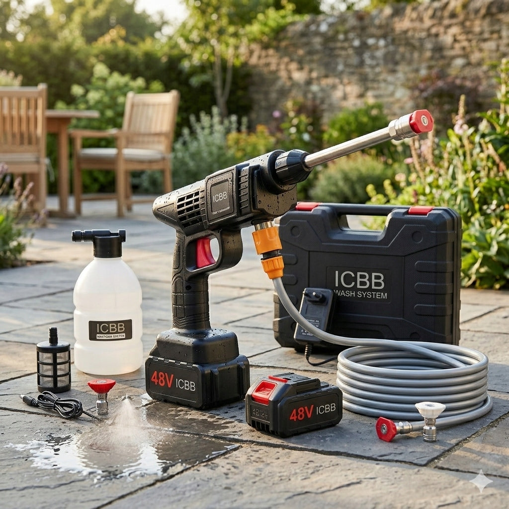 POWERFUL PRESSURE WASHER Rechargeable SET 2x 48V Battery Operated Brand no brand