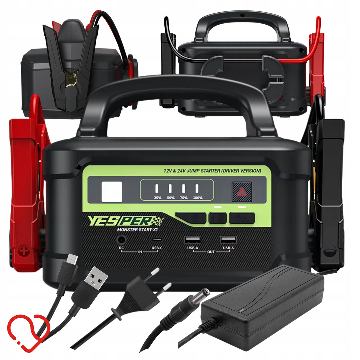POWERFUL STARTING DEVICE 12/24V JUMP STARTER 12/24V BOOSTER 12/24V