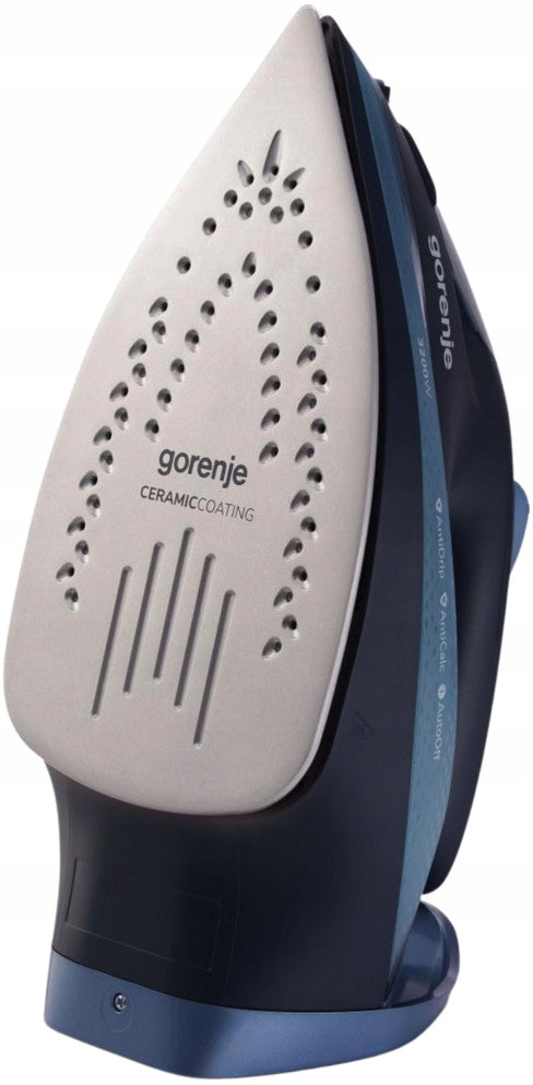 POWERFUL Steam Iron Gorenje SIH3200DB 3200W Ceramic Alloy AutoOFF Dominant color blue