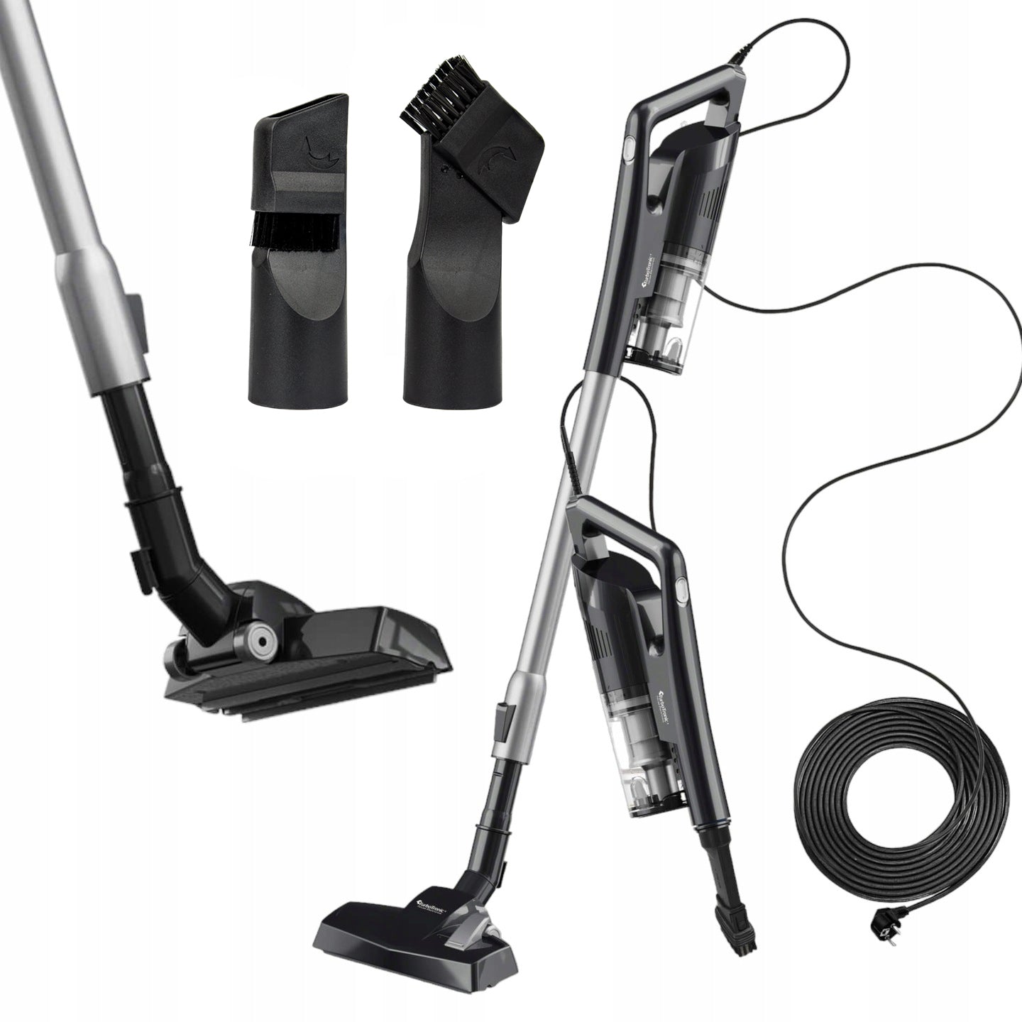 POWERFUL UPRIGHT HANDHELD CYCLONE VACUUM CLEANER BAGLESS 600W 14 KPA 5M CABLE