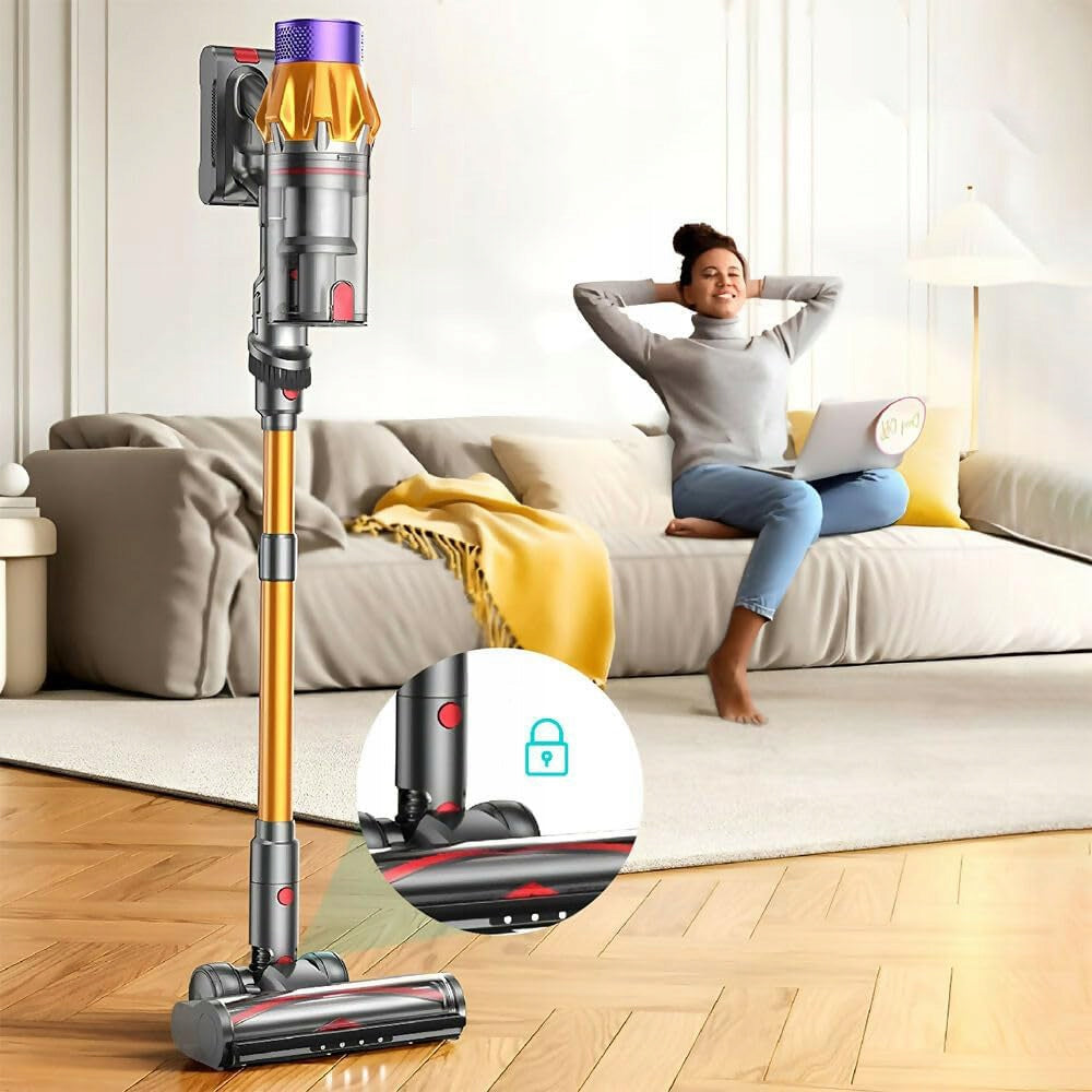 POWERFUL UPRIGHT VACUUM CLEANER CORDLESS HANDHELD CYCLONE BAGLESS 6IN1 2.2AH Packaging status original