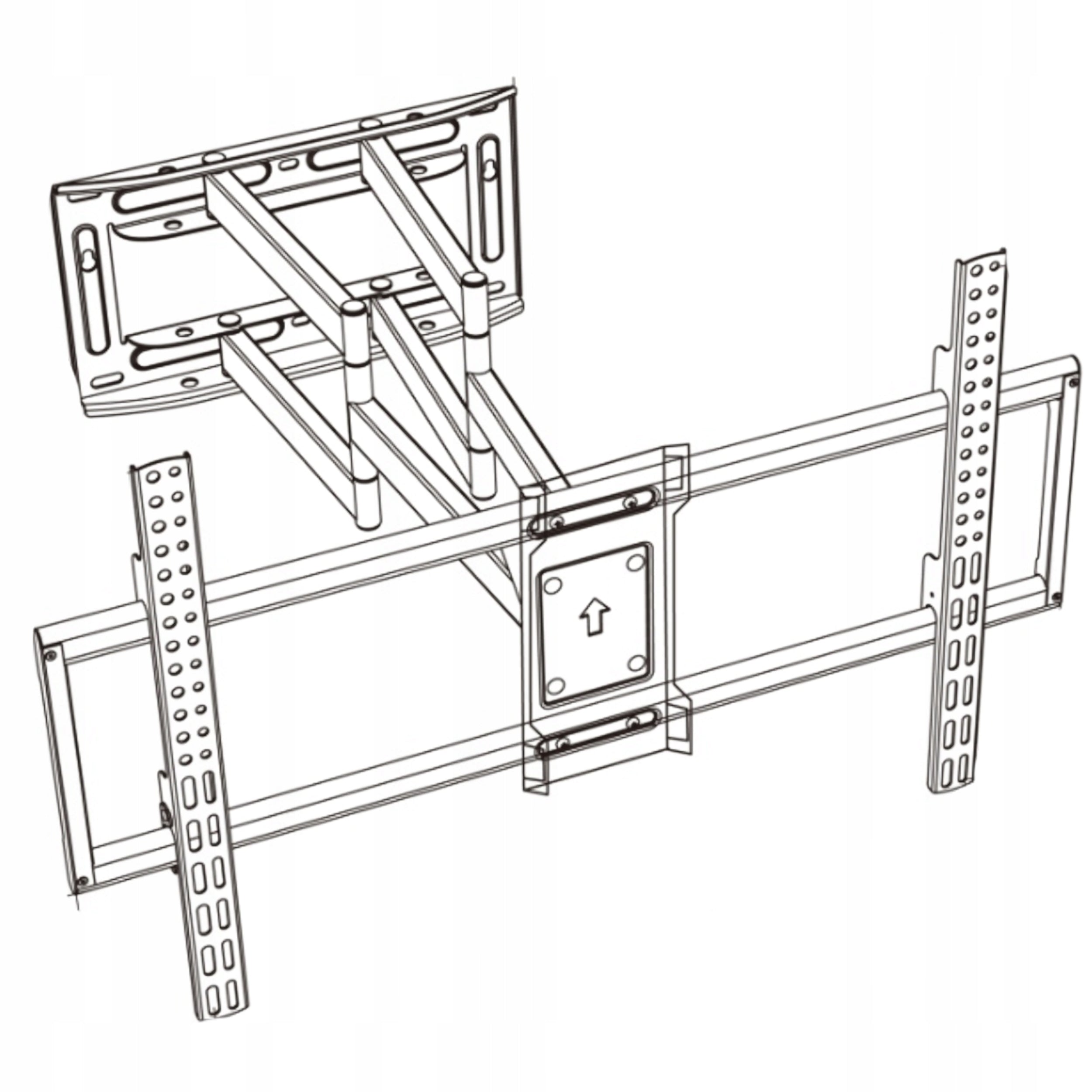 POWERFUL WALL MOUNT FOR LCD TV 42-120INCH LONG ARM ADJUSTMENT Manufacturer code LCD121