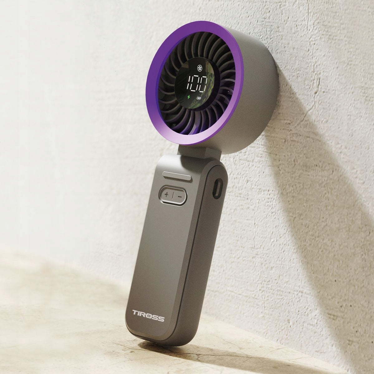 POWERFUL WINDMILL PORTABLE MINI DESK FAN QUIET 3600mAh USB Brand DDOO