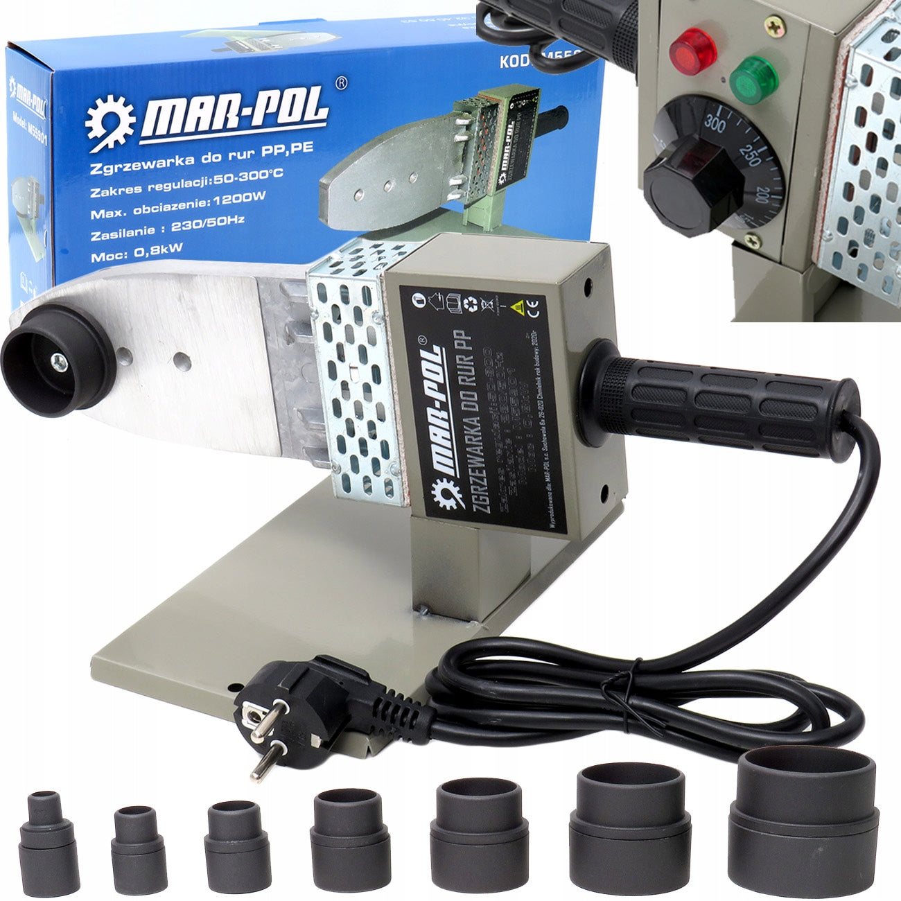 PP PVC PIPE WELDING MACHINE 1200W 16-63mm
