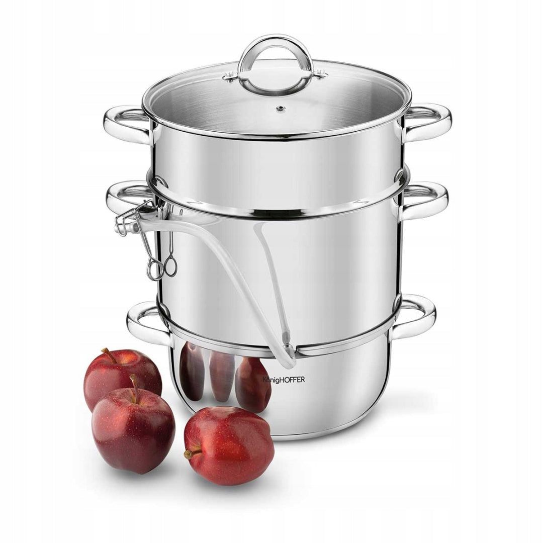 PRACTICAL JUICER - GAS STOVE AND INDUCTION - STEEL - 27X30X30 CM - 8L