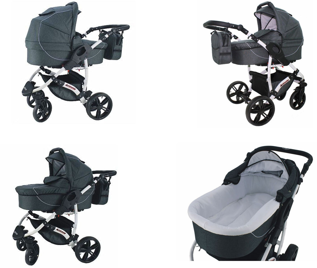 PRAM ALLIVIO LEN 3IN1 WHITE FRAME KAREX Manufacturer code 144