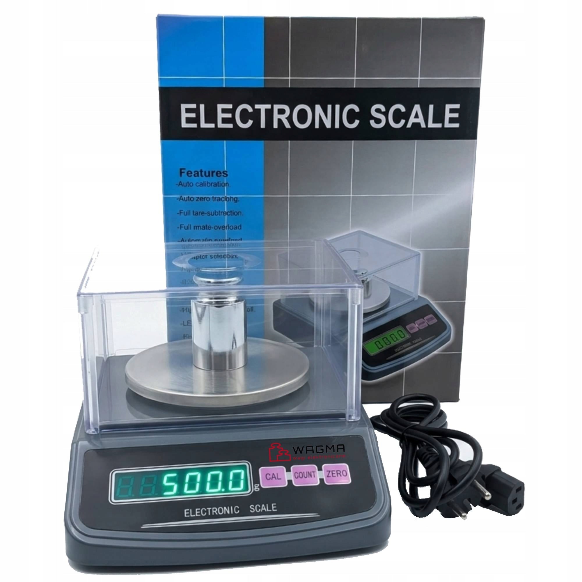 PRECISE LABORATORY JEWELER SCALE 2000g / 0,1g + WEIGHT Packaging status original