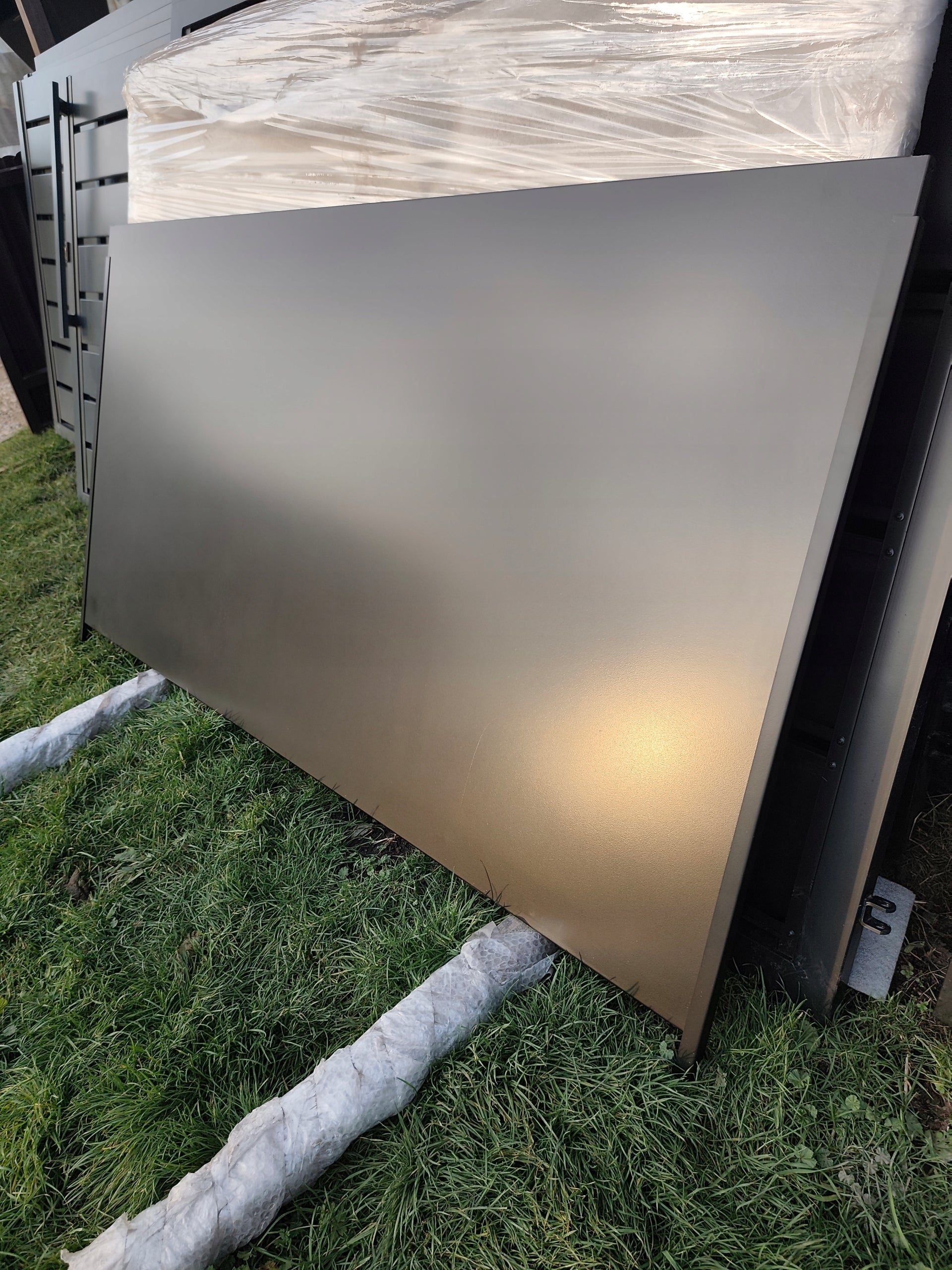 PREMIUM CNC Fired Fence Panel, Galvanized Metal Bars Price 299 zł/m²