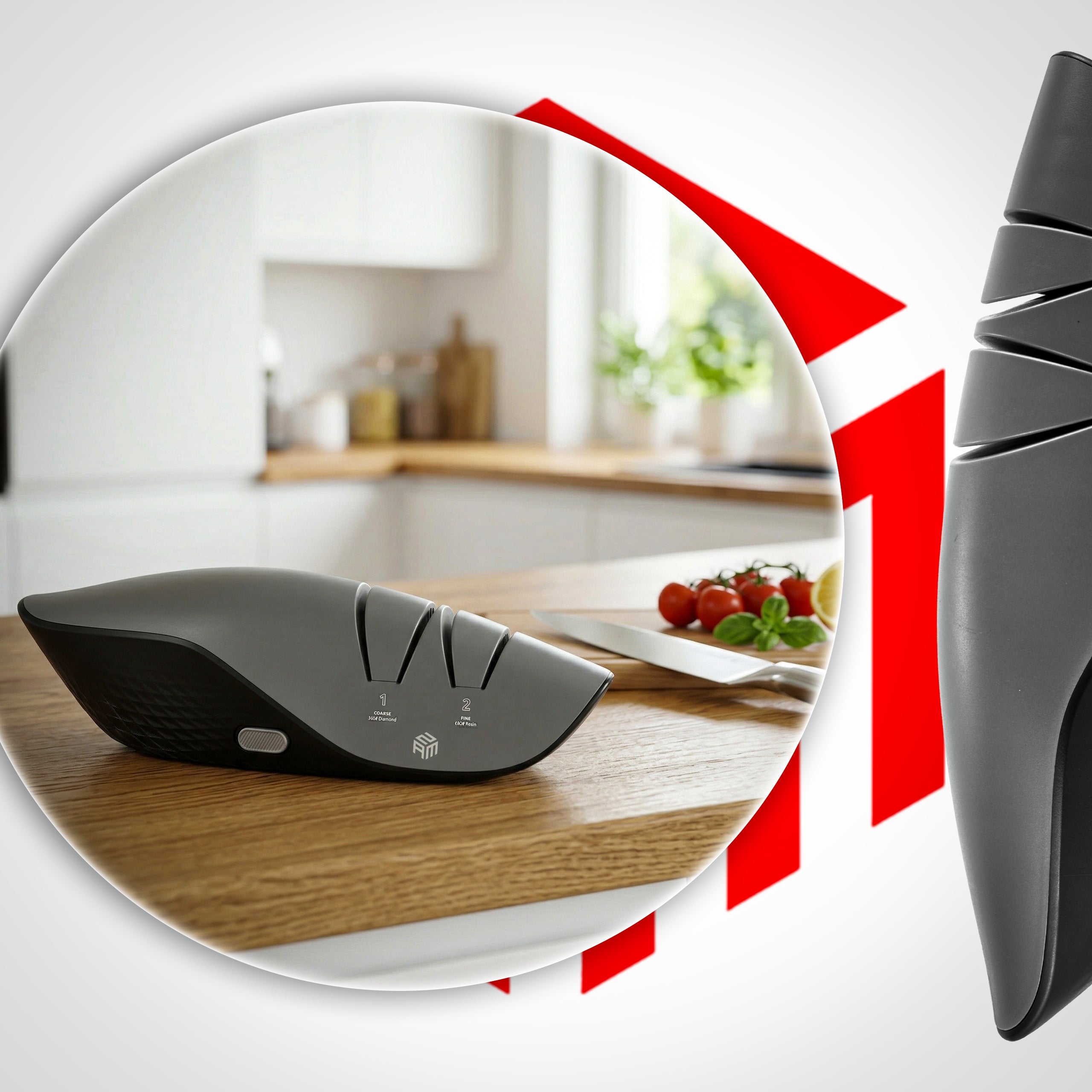 PREMIUM ELECTRIC DIAMOND STEEL CERAMIC KNIFE SHARPENER Manufacturer code Elektryczna Ostrzałka Do Noży Kuchenna