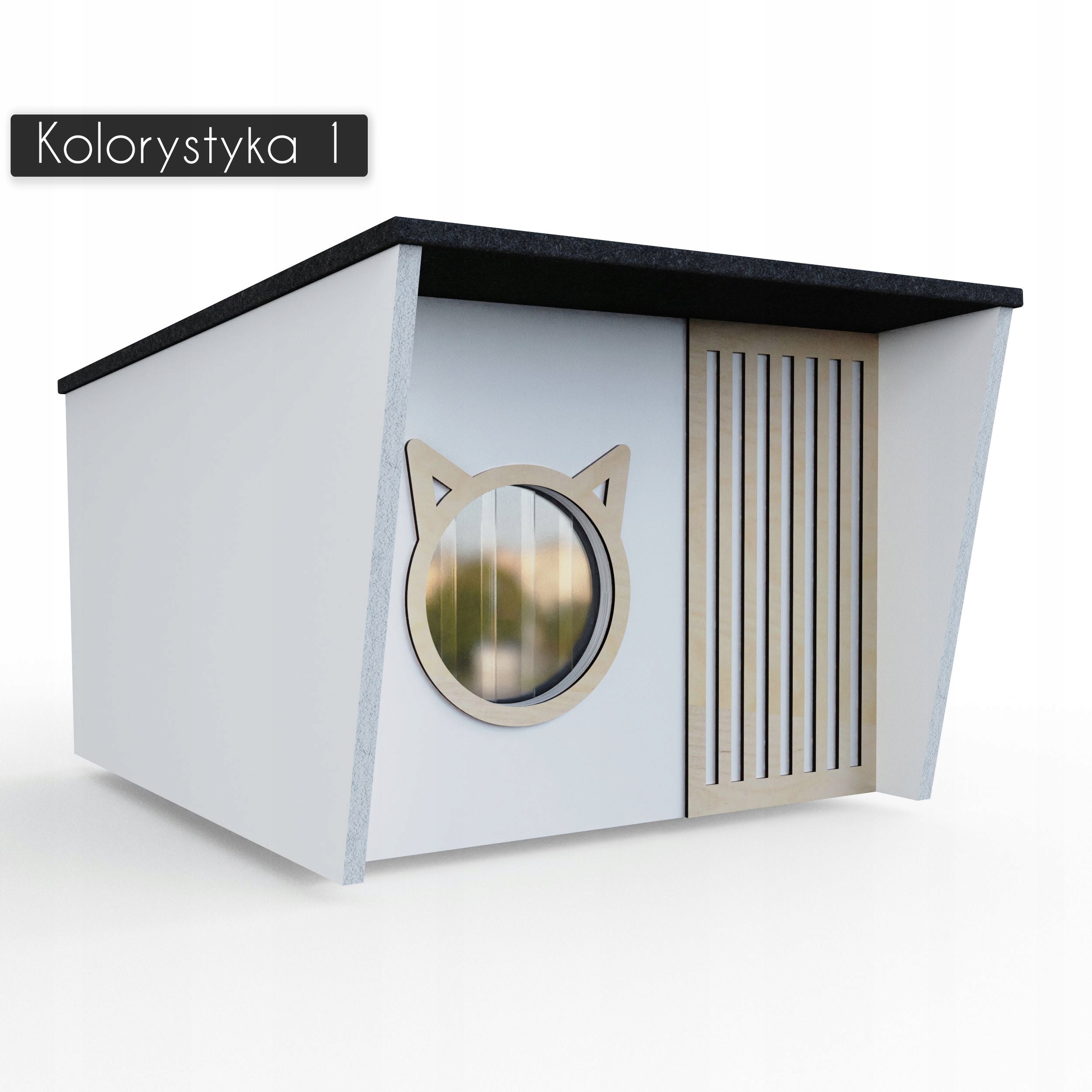 PREMIUM INSULATED HOUSE CAT BED FOR WINTER Length 59 cm