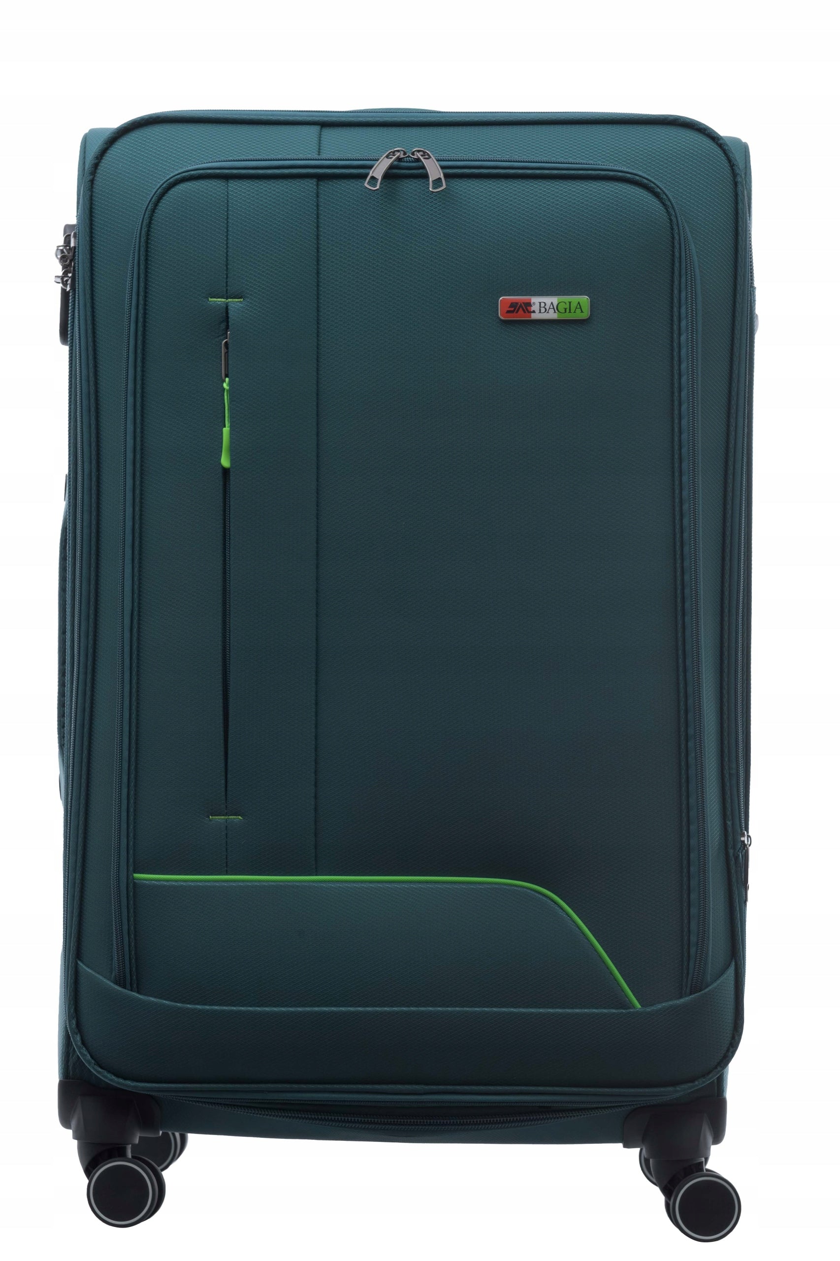 PREMIUM MEDIUM TRAVEL SUITCASE 4 WHEELS EXPANDABLE STRONG ROOMY XL BAG Width (longer edge) 43 cm