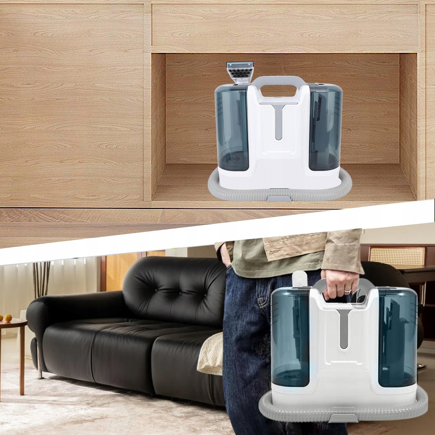PREMIUM WATER WASHING VACUUM CLEANER effective against stains and dirt 450W 11KPA Manufacturer code 84887wa1