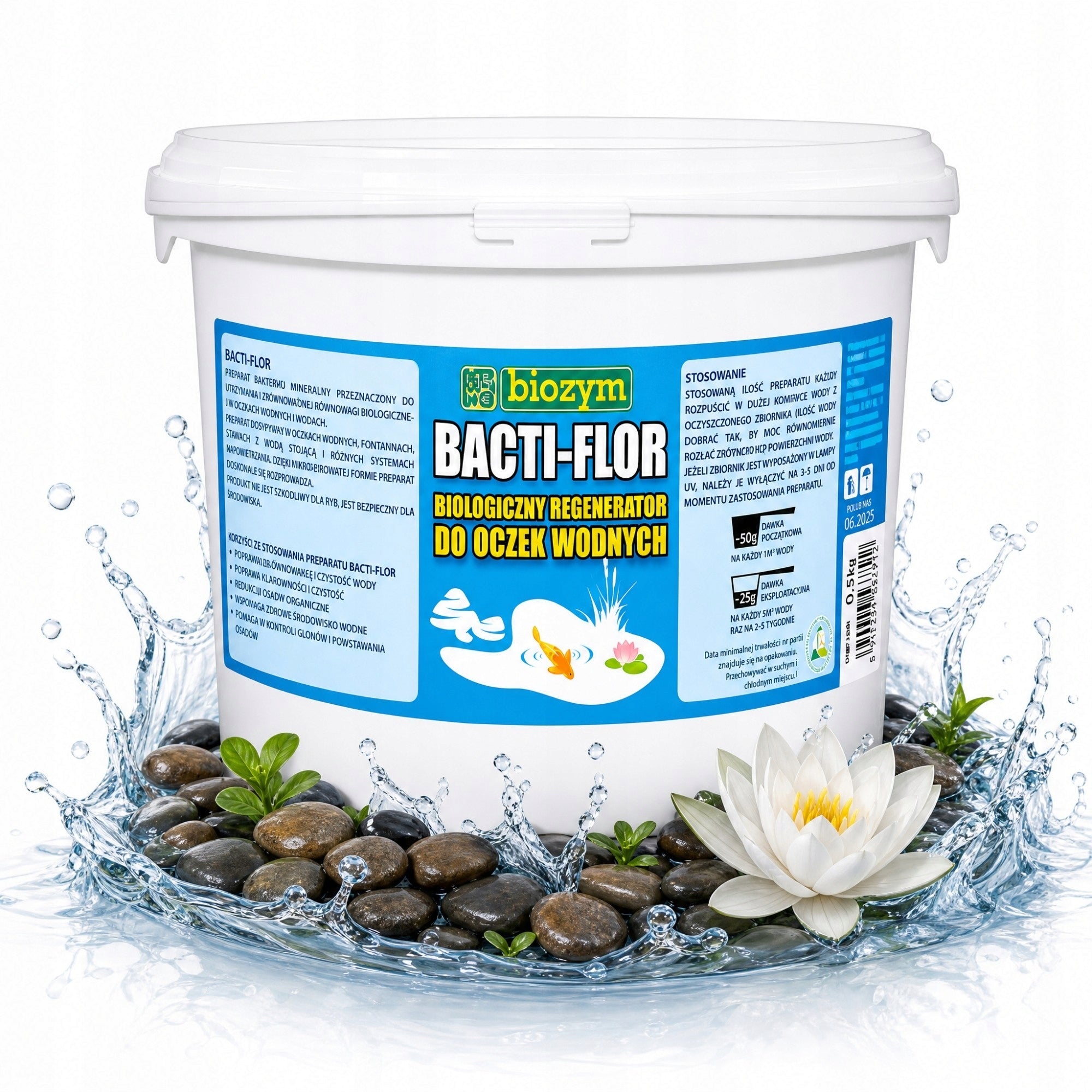 PREPARATION FOR PONDS FOR ALGAE FILTER BACTERIA BACTI-FLOR 5KG