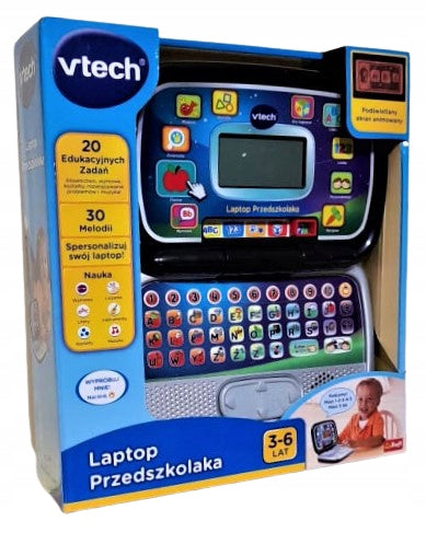 PRESCHOOLER LAPTOP Children's computer VTech POLISH VERSION SCIENCE Brand VTech