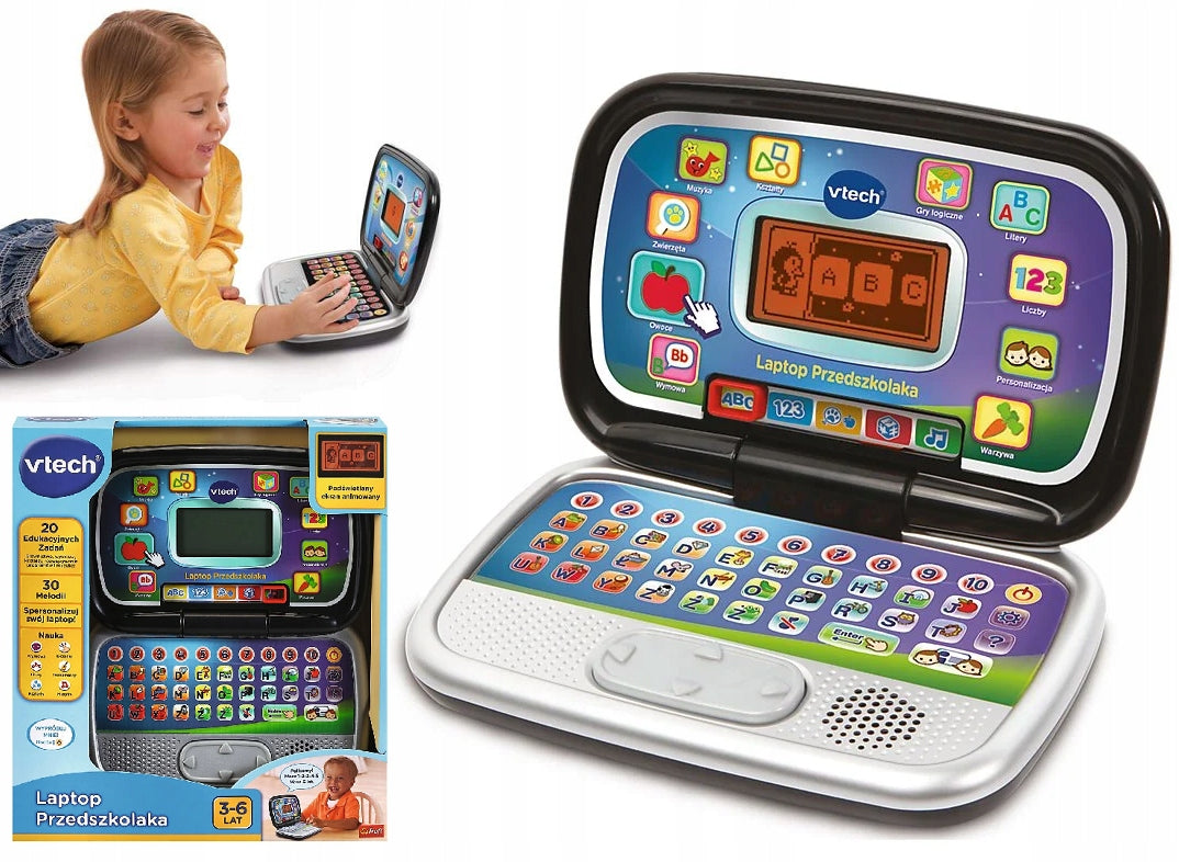 PRESCHOOLER LAPTOP Children's computer VTech POLISH VERSION SCIENCE
