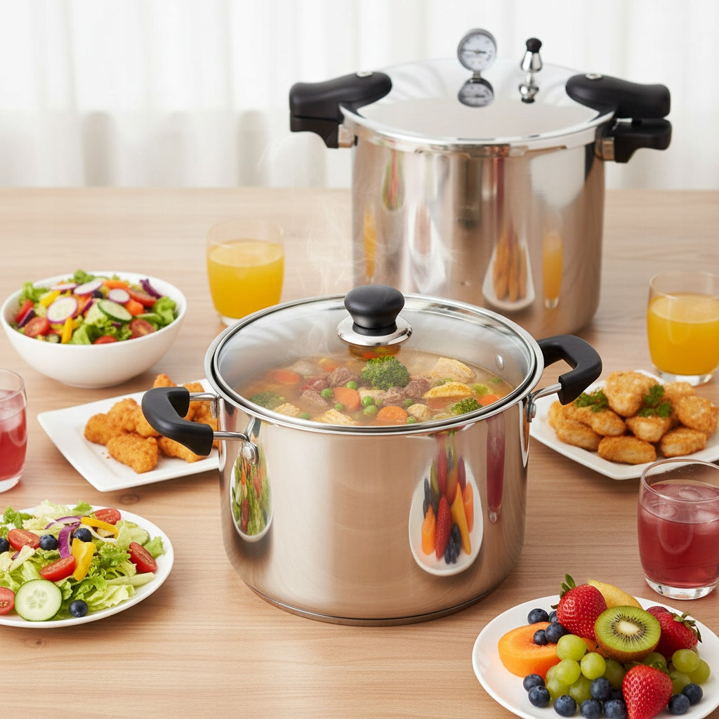 PRESSURE COOKER, 22L Thickened Explosion-proof Pressure Cooker 90Kpa Packaging status original