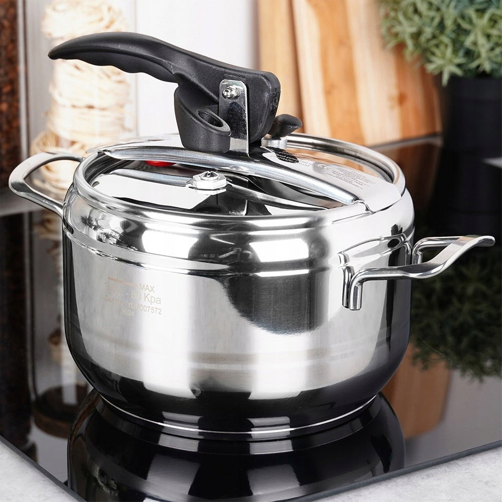 PRESSURE COOKER 3,5L 20X20X13,5CM STAINLESS STEEL PRESSURE KITCHEN Brand Orion