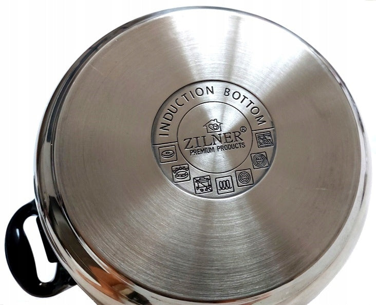 PRESSURE COOKER 5 LITERS STEEL + FREEBIE LID MAPLE BERG EAN (GTIN) 5942205151017